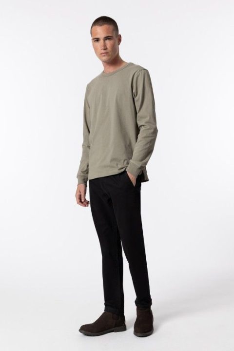 Pantalon chino noir TIFFOSI homme coupe droite