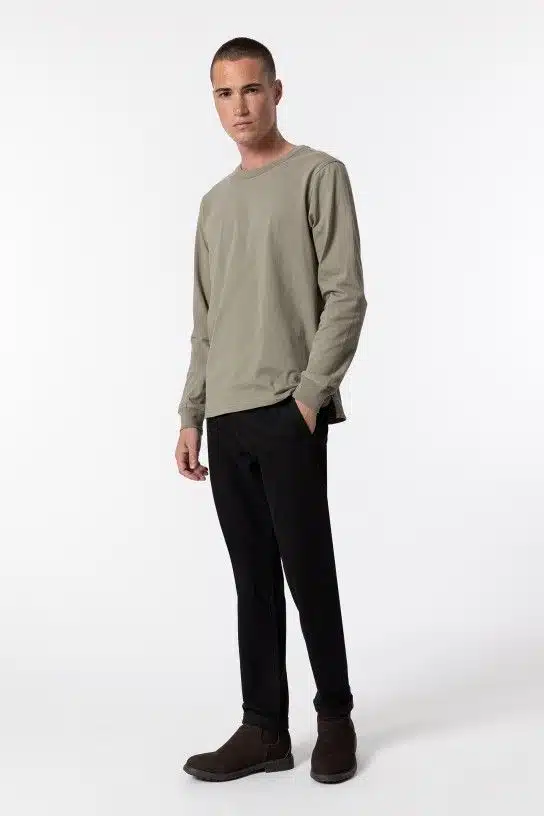 Pantalon chino noir TIFFOSI homme coupe droite
