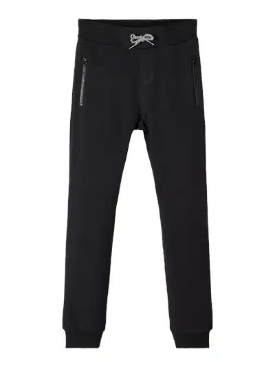 JOGGING GARCON EN MOLLETON NOIR NAME IT – Image 3