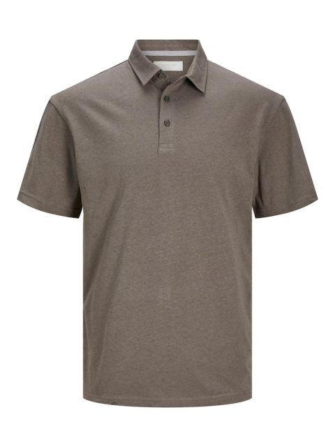 Polo Homme en Lin Marron Jack & Jones