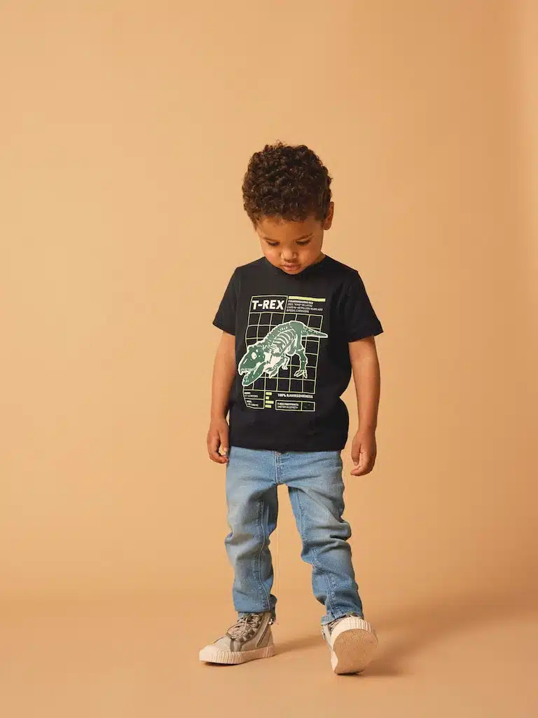 T-shirt Noir Imprimé T-Rex de NAME IT pour garçon
