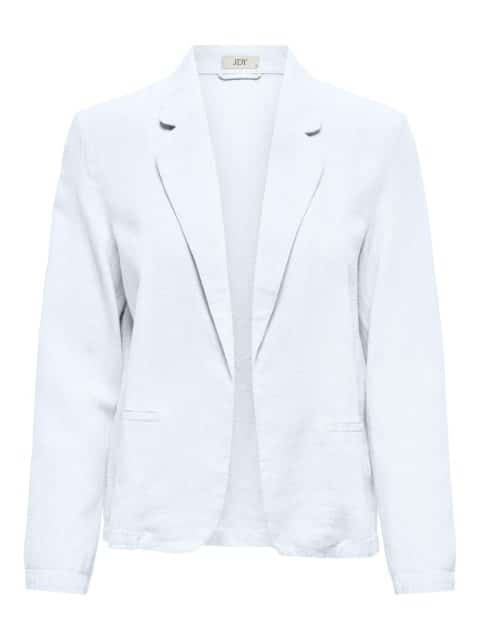 Blazer Blanc Lin Femme Jacqueline de Yong