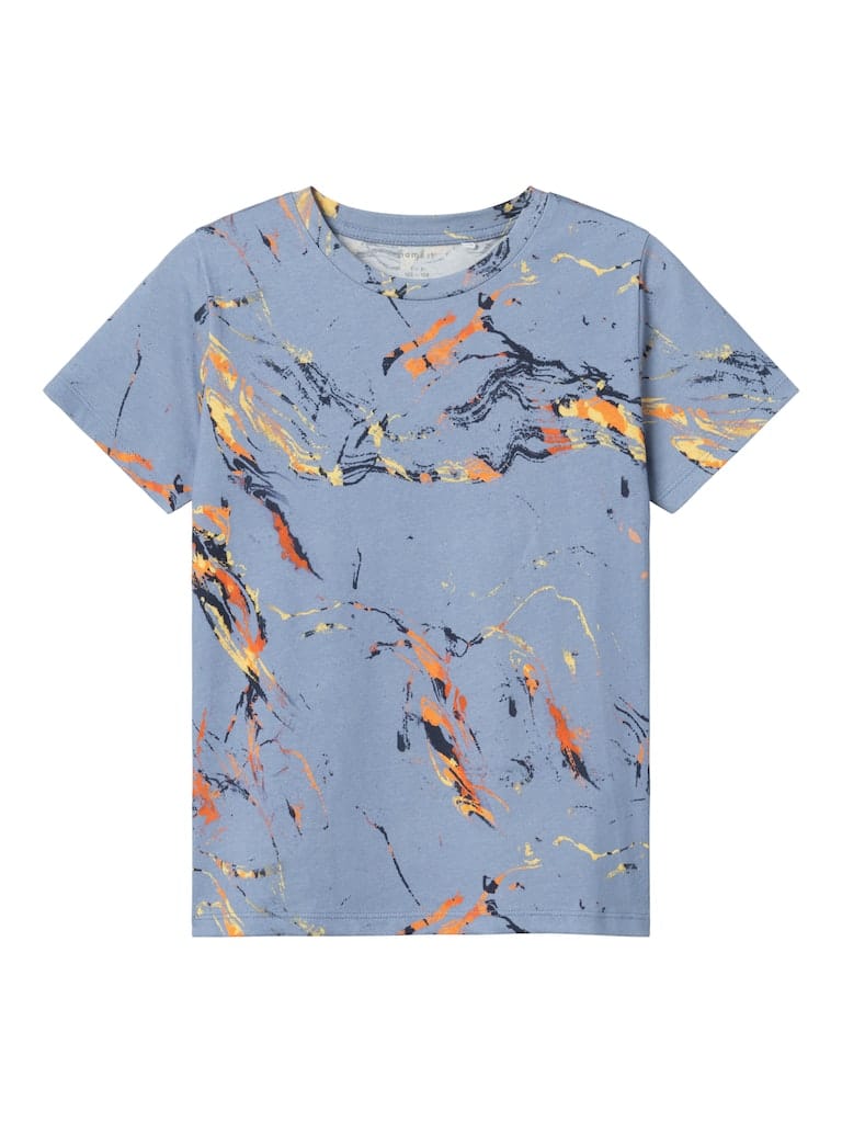 T-shirt Garçon Bleu Clair Graphique de Name It