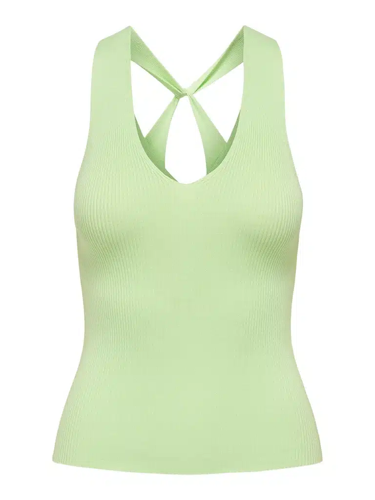 Débardeur Femme Vert en Viscose Col V JDY - Confort et Élégance pour l'Été