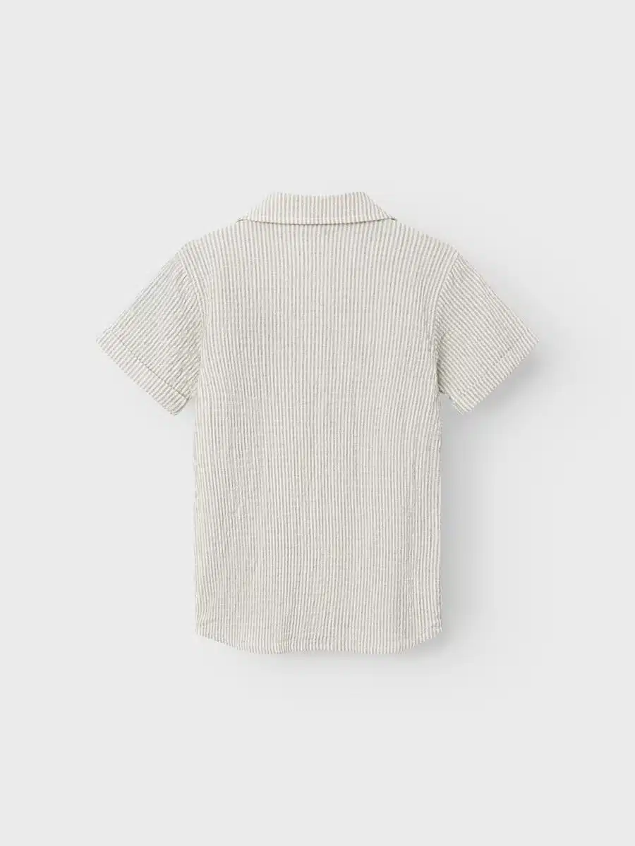 CHEMISE COL BLEUE ET BLANCHE A RAYURES GARCON NAME IT  6 - 12 ANS – Image 2
