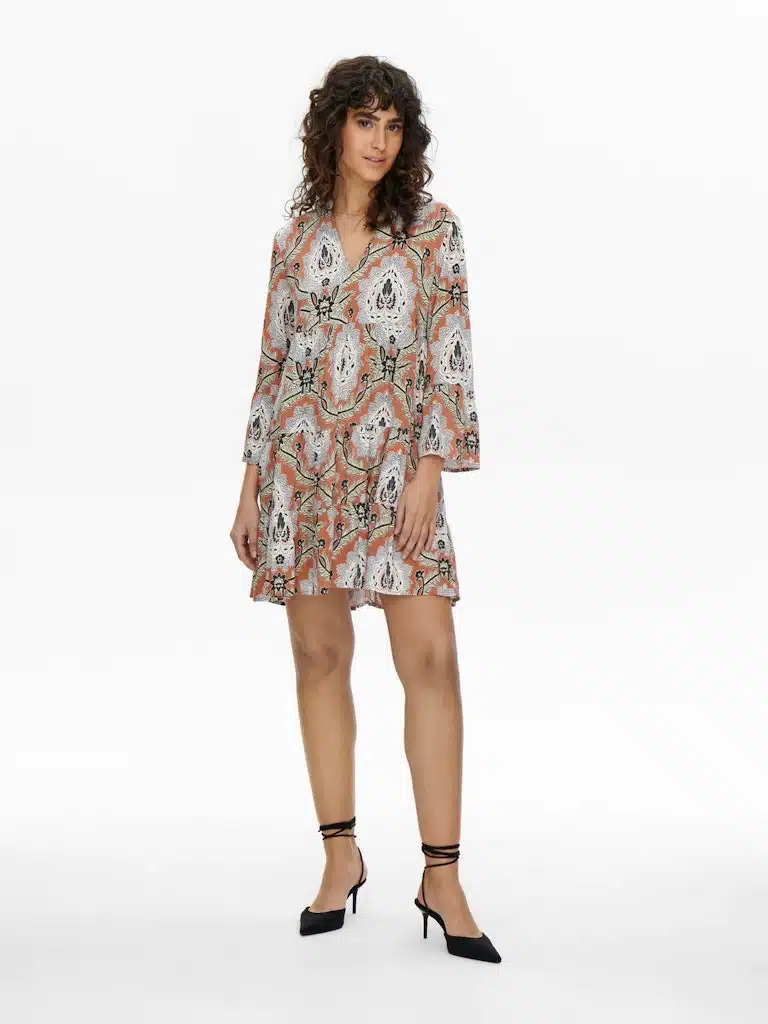 Robe Courte Bohème JDY Pour femme- Le bon plan mode du printemps petit prix promotion