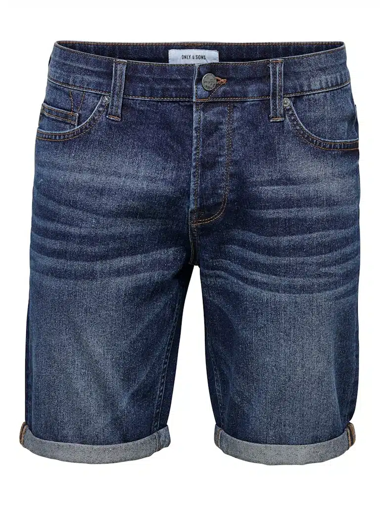 Short en Jean Bleu Grande Taille Homme Only & Sons - Taille 54