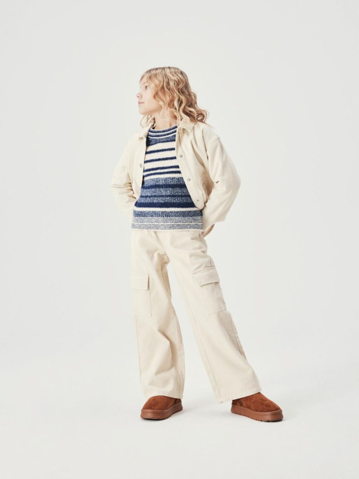 pull col v fille - noukie's- boutique