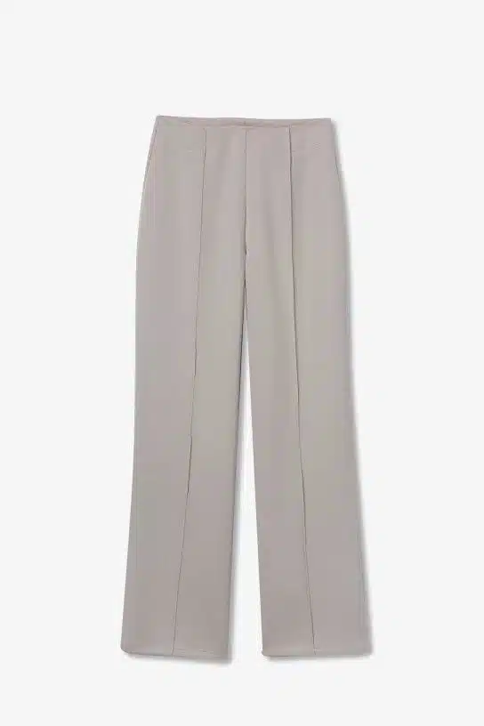 PANTALON GRIS CLAIR JAMBES LARGES XS-l FEMME TIFFOSI – Image 4