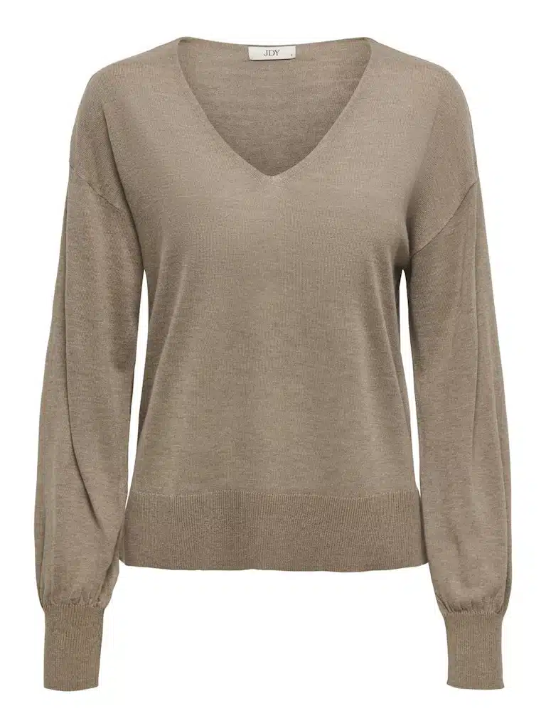 un pull marron femme qui allie le confort d'un cocon à l'élégance d'une tenue CASUAL