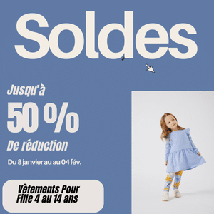 Soldes d'Hiver 2025 : Les Meilleurs plans mode sur les Vêtements pour fille de 4 à 14 ans