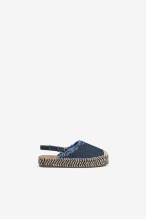 ESPADRILLE BLEUE JEAN SEMELLE EPAISSE FEMME DU 37 AU 40 TIFFOSI EVETTE