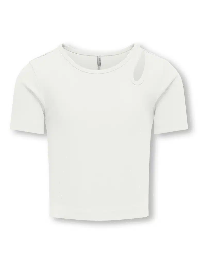 Top fille manches courtes blanc Kids Only | Du 5 au 12 ans – Image 2