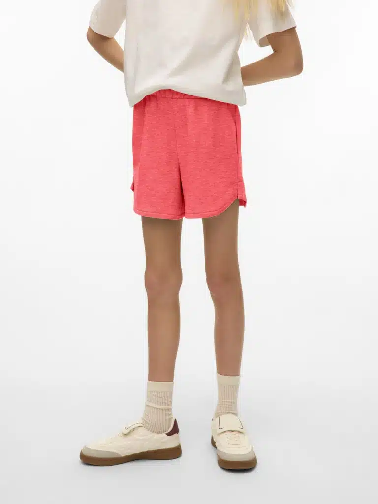 Short en coton élastique corail KIDS fille du 10 ans au 14 ans – VERO MODA – Image 2
