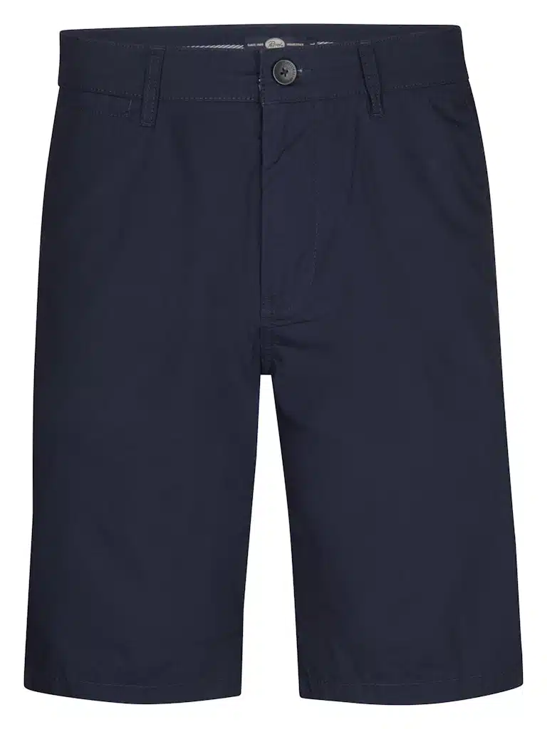 Short chino bleu marine coupe droite pour homme Petrol Industries, 100% coton, tailles S à 3XL, collection été 2025.