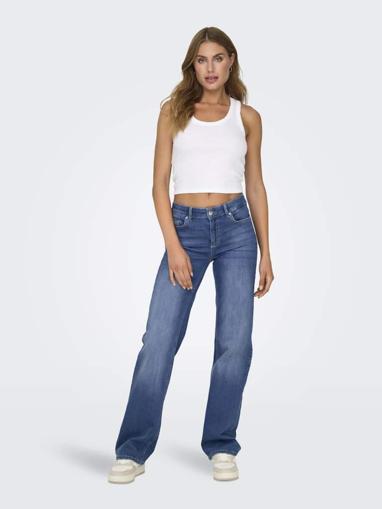 Adoptez un style décontracté et responsable avec nos jeans bleu coupe large ONLY, chez CASUAL SENAS