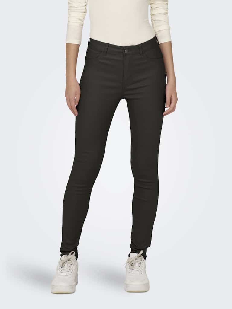 Pantalon similicuir vert kaki JDY NEW THUNDER – Automne-Hiver 2025