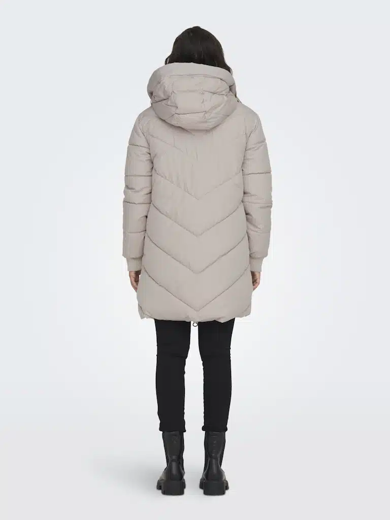 Veste parka matelassée beige JDY femme XS à XL – Image 5