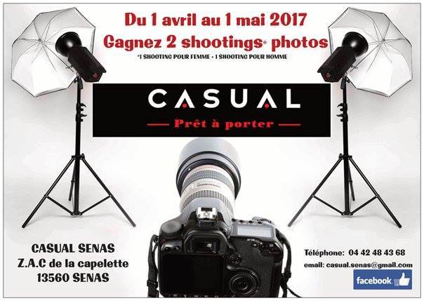 organisation d'un jeu concours pour gagner deux shooting photo avec un photographe professionnel