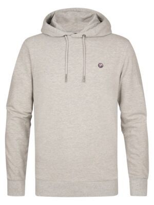 Sweat à capuche gris clair Petrol Industries homme 95% coton coupe régulière nouvelle collection hiver 2025