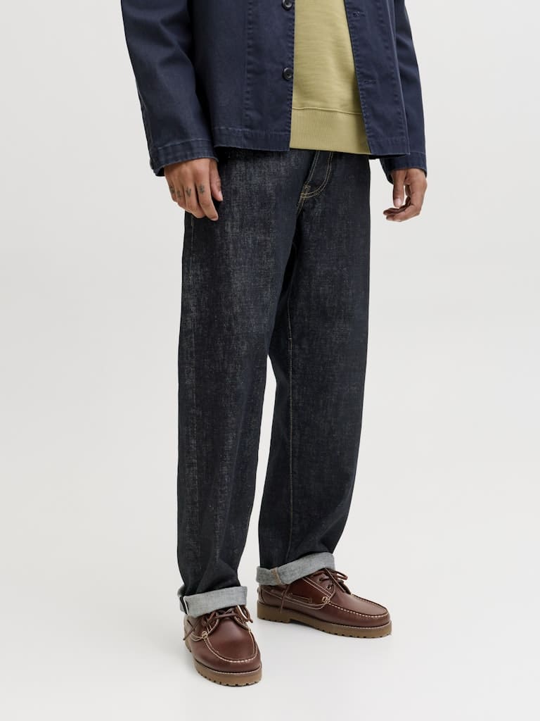 Jean RDD Loose Royal Selvedge denim rigide 100% coton coupe ample workwear