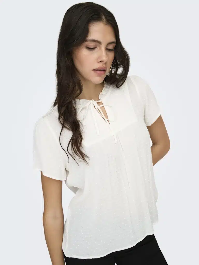 Blouse bleue JDY femme – Collection Printemps/Été 2026 – Image 4