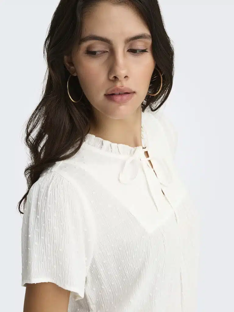 Blouse bleue JDY femme – Collection Printemps/Été 2026 – Image 5