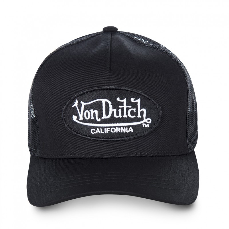 Casquette Vondutch Noire Trucker Strapback