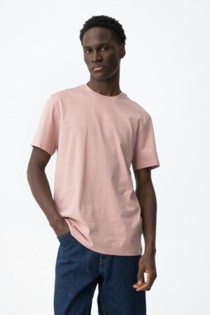 Tee-shirt homme rose pastel 100% coton TIFFOSI Barton1 col rond logo poitrine nouvelle collection printemps été 2026 boutique Casual Sénas.