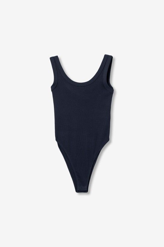 Body débardeur bleu femme Tiffosi SAINZ1 collection TYW Casual Sénas coton stretch