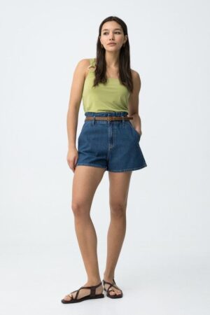 short-jean-taille-haute-tiffosi-femme-ceinture-ete-senas-style-casual
