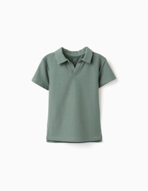 polo vert sauge zippy garcon ete 2026