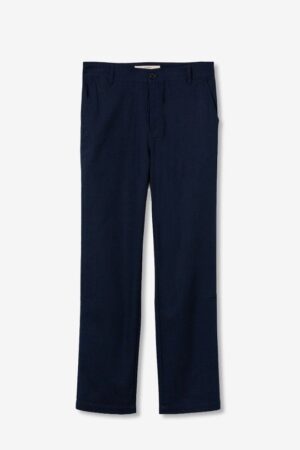 pantalon chino homme bleu coton lin tiffosi coupe droite ete tendance casual mode 2026