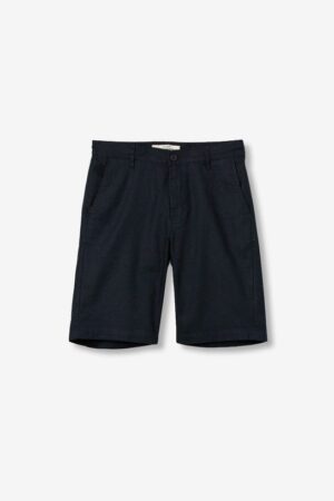 short chino bleu homme Tiffosi coton lin taille elastique collection printemps ete
