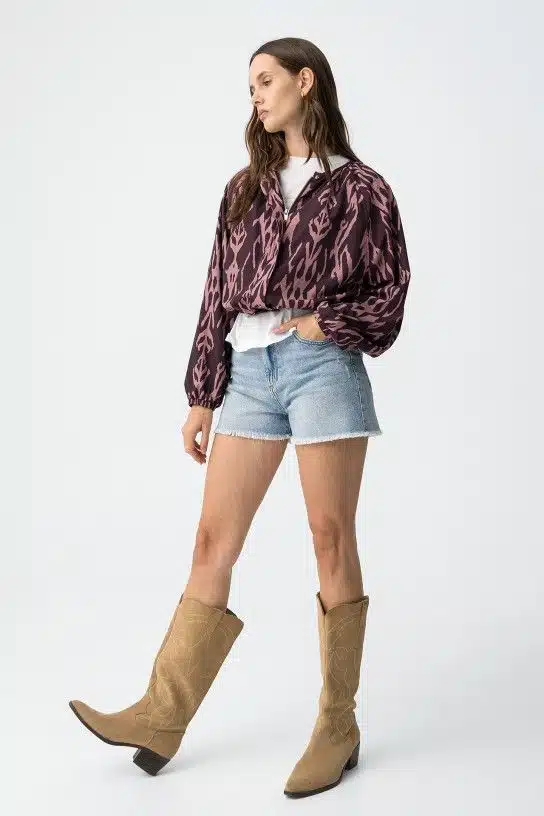 Short Jean Bleu Femme Tiffosi BABSY64 | Short Denim – Image 2