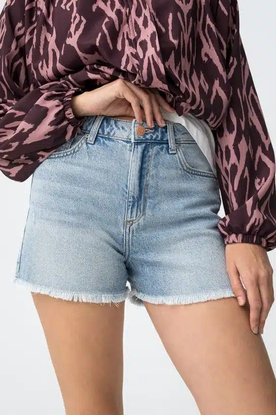 Short Jean Bleu Femme Tiffosi BABSY64 | Short Denim – Image 5