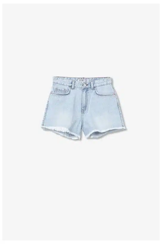 Short Jean Taille Haute Femme Tiffosi Jenna 36 Bleu Clair – Image 2