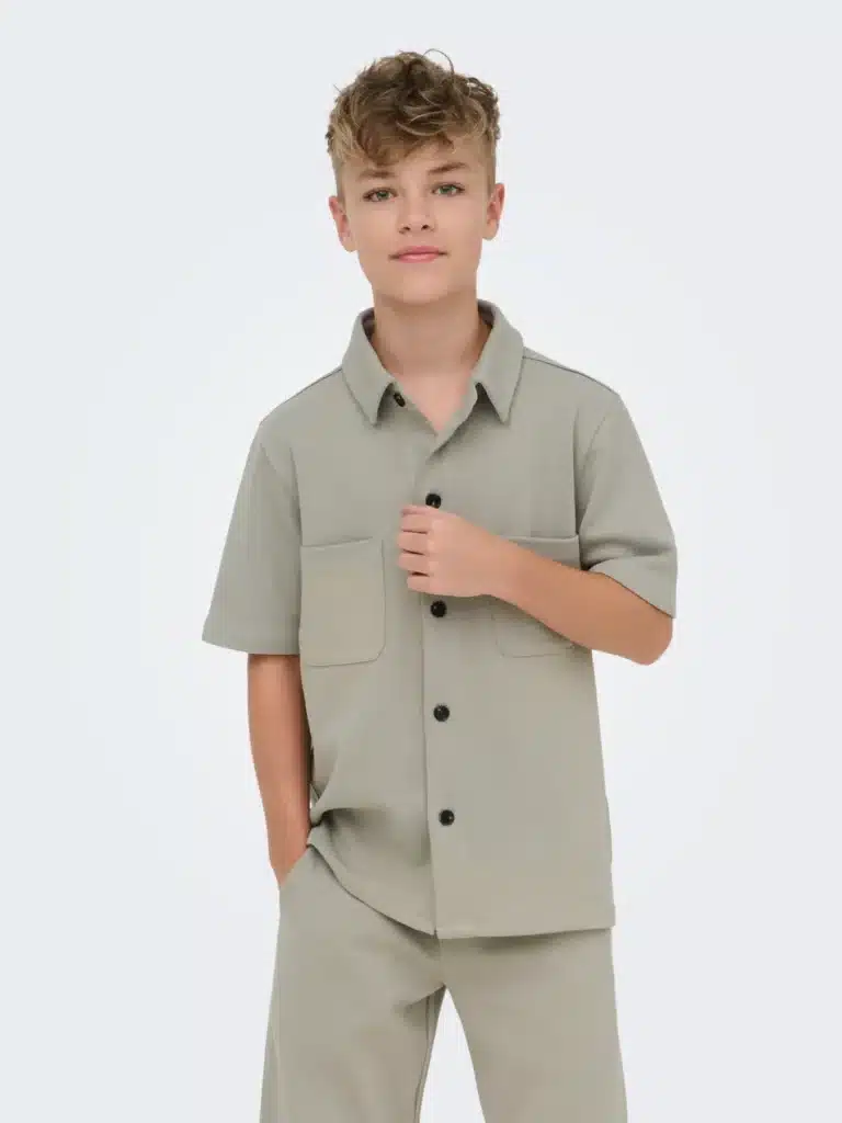 chemise verte manches courtes ado garcon only and sons ete 2026