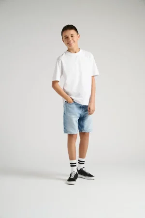 short jean bleu baggy only and sons ado garcon ete 2026