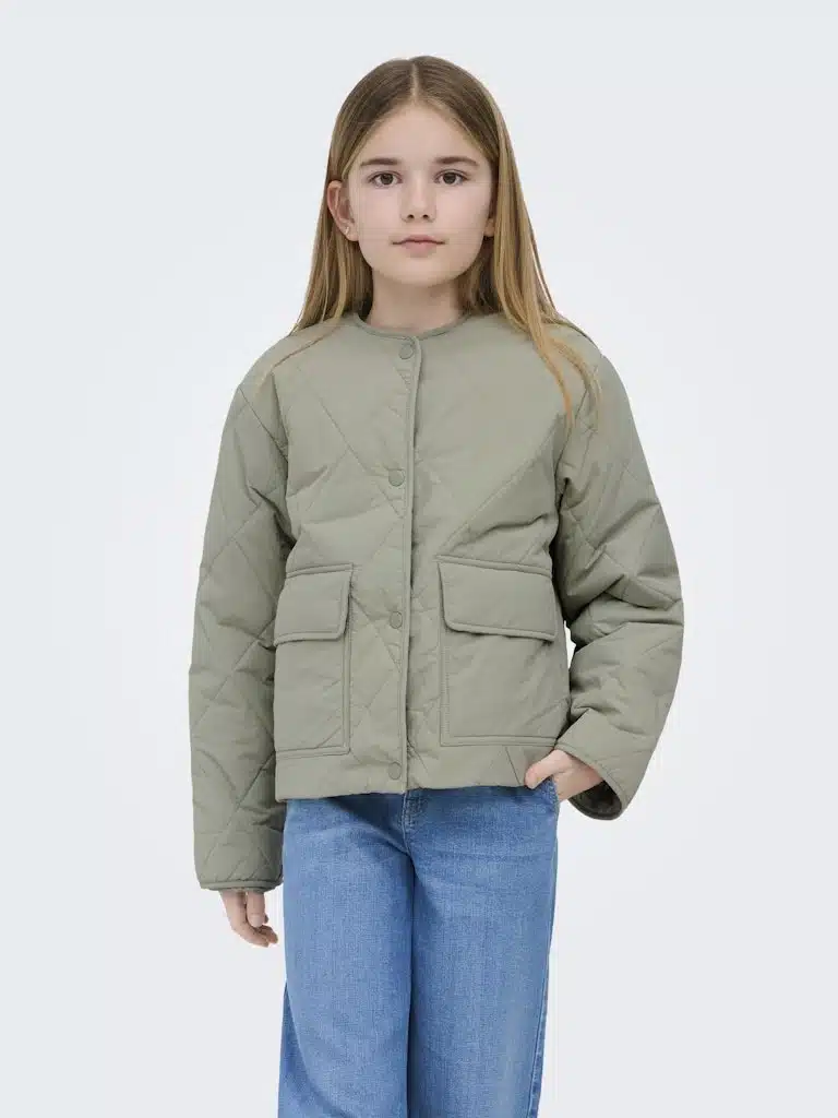 veste verte matelassee fille kidsonly mi saison 2026