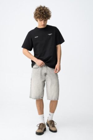 short jean gris clair baggy tiffosi tycw homme ete 2026
