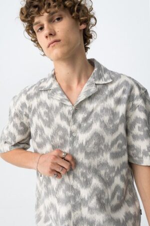 chemise beige motifs tiffosi homme ado ete 2026proche saint rémy de provence