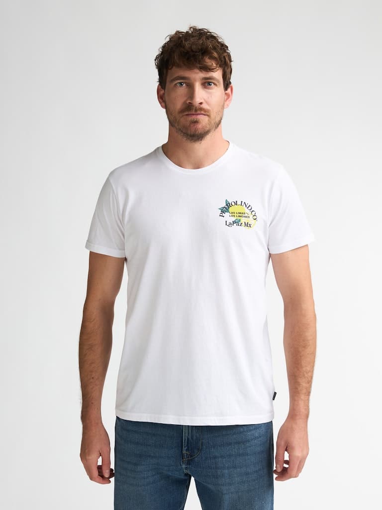 t shirt blanc citron petrol industries homme ete 2026